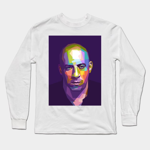 Dominic Toretto Long Sleeve T-Shirt by lots of artWork